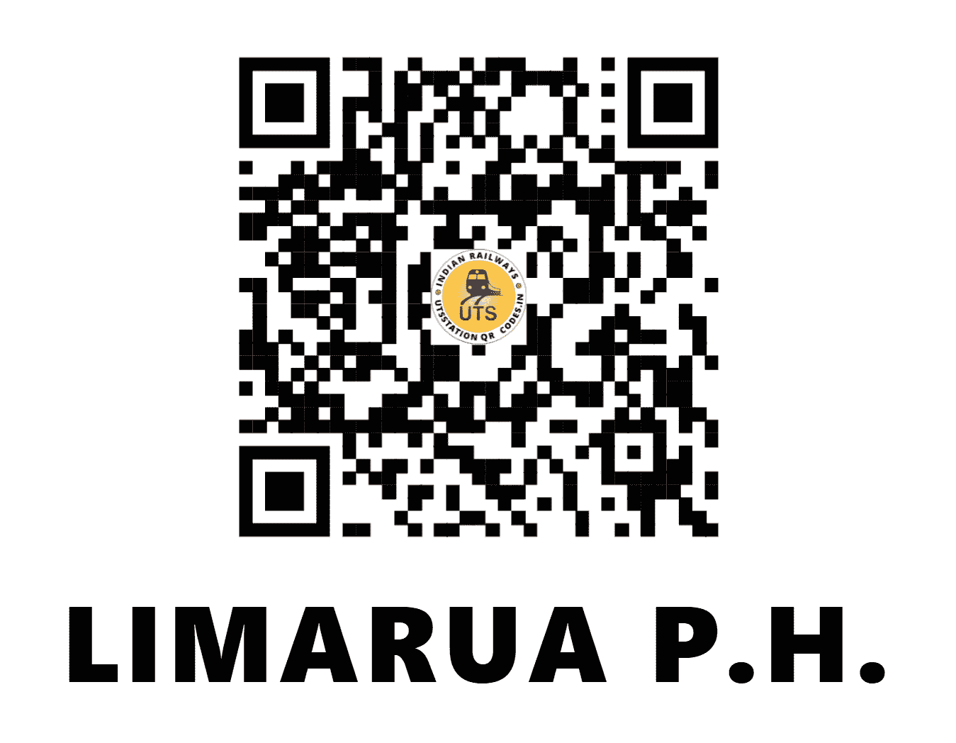 UTS QR Code for LIMARUA P.H. - LMU (SB - MADHYA PRADESH)